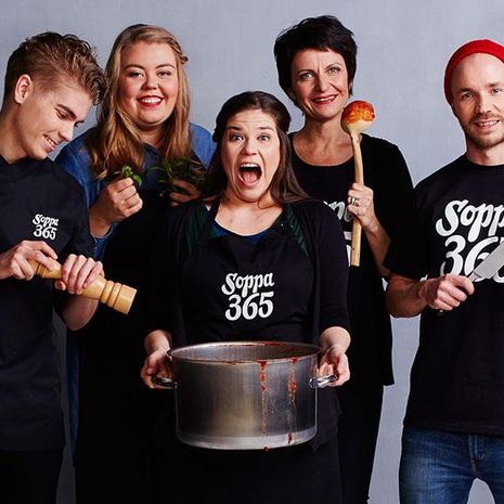 Huippusuosittu sosiaalinen keittokirja Soppa365 tulee telkkariin – tutustu kokkeihin!